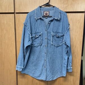 Denim Button Down Shirt